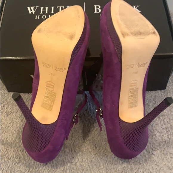 Purple Suede MaryJane Heel - Picture 5 of 10